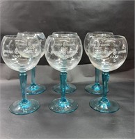 (6) BOMBAY SAPPHIRE GIN GLASSES