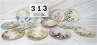 (11) Decorative China Plates - 12" - 13.25" D