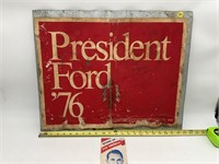 Vintage Political Ads President Ford 1976 poster