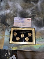 1999 commemorative quarters gold collection