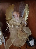Gold Dressed Angel Tree Topper