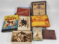 NICE ASSORTMENT OF ANTIQUE TOYS & GAMES