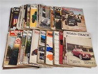 ASSORTMENT MOSTLY VINTAGE ROAD & TRACK MAGAZINES