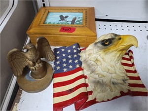 Lot of eagle items