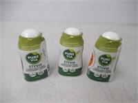 (3) "As Is" PureVIA Liquid Stevia, 48ml