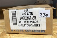 Spackling Paste 6ct- 1/2pt Containers