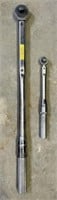 Lot of 2 Utica Torque Wrenches