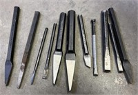 Lot of Various Punches & Chisels