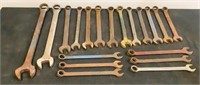 (19) Assorted Combo Wrenches