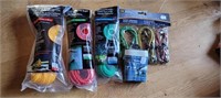 LOT OF TWINE AND BUNGEE CORDS