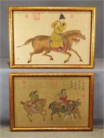 Pair of Asian Watercolors