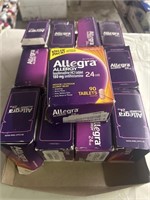 1 LOT FLAT OF (13) ALLEGRA ALLERGY 90 TABLETS *IN