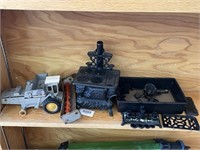 Vintage Cast Iron & Metal Toys Lot
