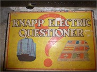 Knapp Electric Questioner Circa 1920's Board Game