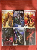 6 bagged and backed comics