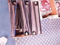 Box of five postcard albums with six-pocket