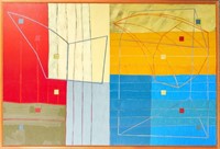 Jerome Hershey oil on canvas "Fields, Elements,