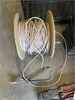 Spool of electric fence wire