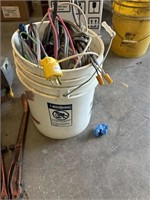 Bucket of wire and more