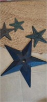 Cast iron star with smaller resin stars