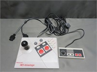 Vintage Nintendo NES Advantage Joystick and Pad