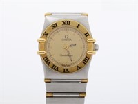 Ladies Omega 25mm Constellation Two Tone Watch