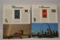 Missouri & Wisconsin Quarter Displays