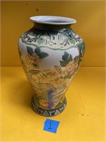 Asian Vase, Hand Painted