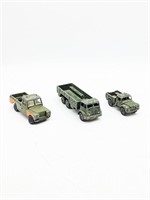 Lot Of 3 Army Dinky Toys