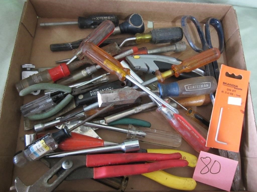 Saturday April 6th Tool & Box Lot Sale