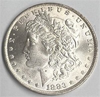 1883 Morgan Silver Dollar, 90% Silver Content
