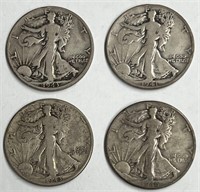 Walking Liberty Half Dollar Coin, 90% Silver