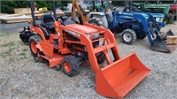 Kubota BX2200 Tractor w/ LA211 Loader, Mower