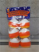 SEALED-Candy Corn Candy Cups x12