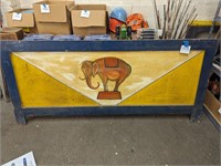 Vintage Circus Elephant Display Panel - 32" x 72"