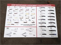 Tractor Supply Knife Display Poster 31" x 46"