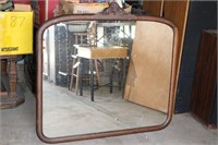 31 IN H X 36 IN W VINTAGE WALL MIRROR