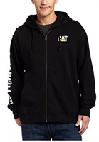 Caterpillar Mens Full Zip Hooded Sweatshirt XL