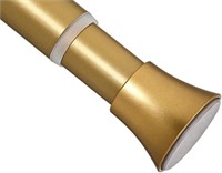 EBOATOP Tension Curtain Rod - Gold Shower Curtain