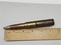 Vintage Large Brass Ammo Shell