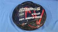 20 ft 4 Gauge Jumper Cable (unused)