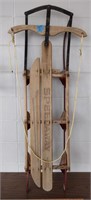 Vintage Wooden Speedway Sled