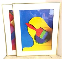 Framed Prints in Primary Colors