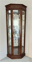 Lighted Corner Curio Cabinet *CABINET ONLY*