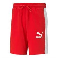 Puma Men's Iconic T7 Jersey 8 Shorts: Red/White,