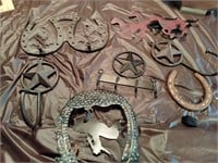 7 Southwestern metal art pieces