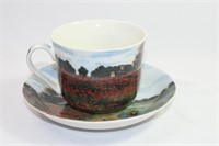 Kent Pottery Cup and Saucer Monet Painting Motif