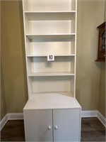 White Cabinet With Shelves(Kitchen)
