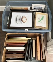 2 boxes of photo frames.