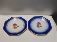 Vintage Plate with Blue (2)